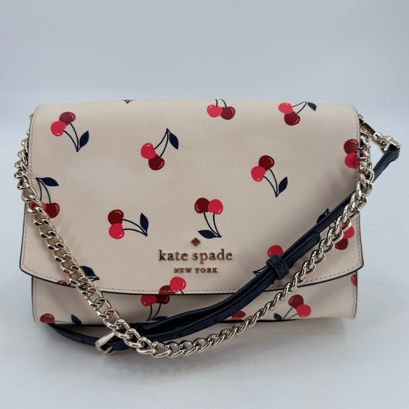 Kate Spade Cherry Carson Chain Crossbody Bag Cherries - Picture 1 of 8